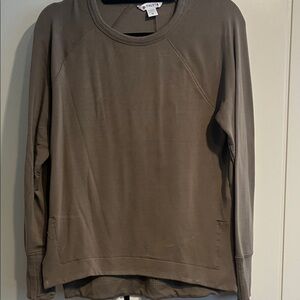 Athleta light brownLong Sleeve Top